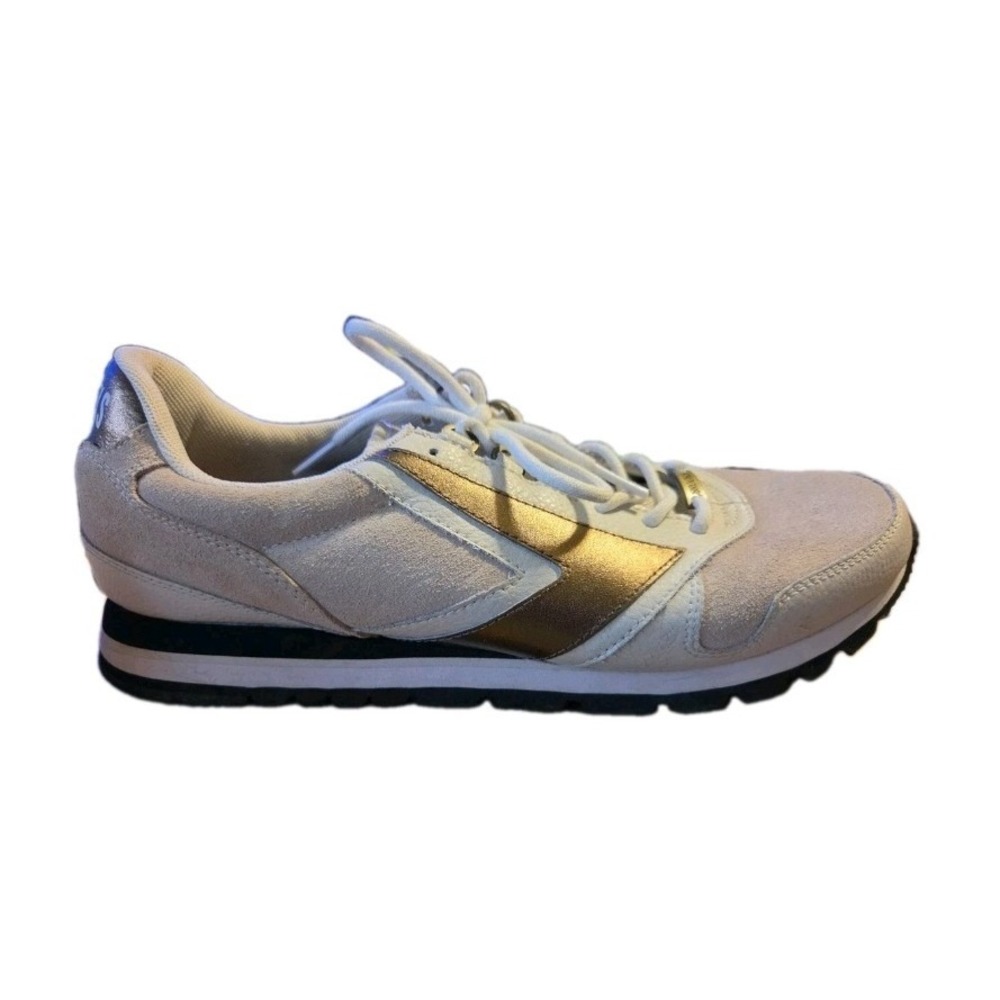 Brooks Heritage Chariot Coffee Bean Sneakers Metallic Bronze White Mens 12